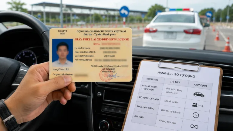 Bằng lái xe ô tô B2 là gì? Phân hạng, thời hạn và quy định mới 2026