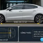 Chiều dài cơ sở xe ô tô là gì? Ý nghĩa, công thức tính và quy định
