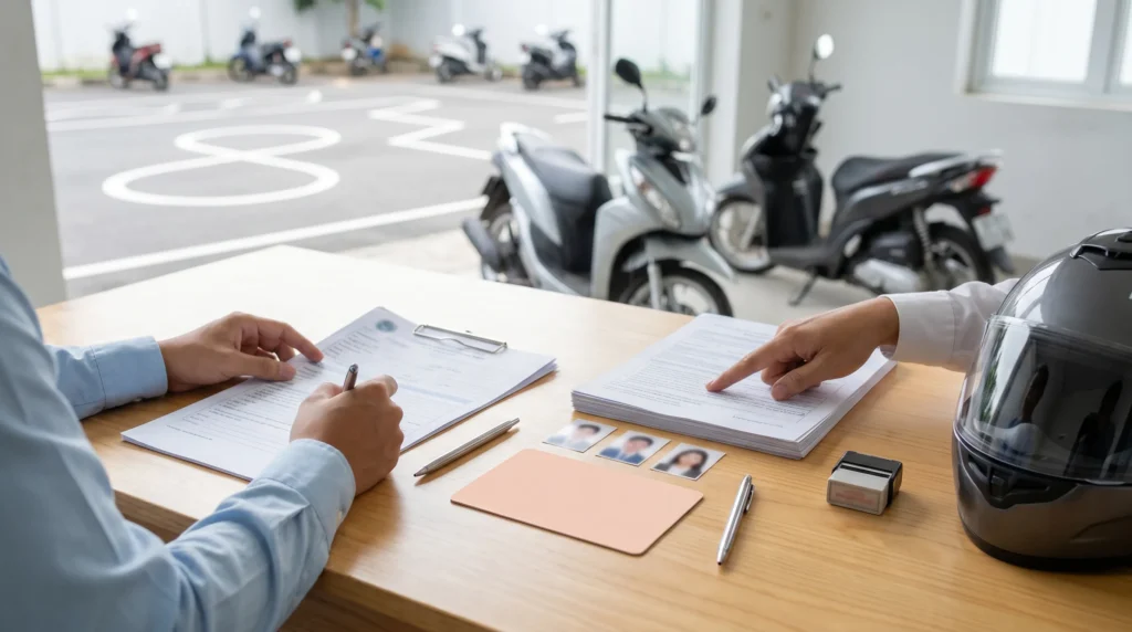 Đăng ký bằng lái xe máy cần những gì? Hồ sơ, lệ phí và quy trình mới nhất 2026