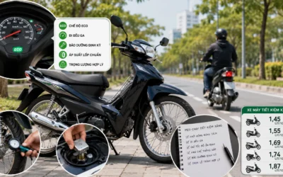 Xe máy tiết kiệm xăng nhất hiện nay: Top mẫu xe và cách chạy tiết kiệm
