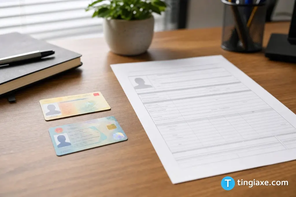 Các giấy tờ cần chuẩn bị để làm thủ tục đổi bằng lái xe ô tô trực tiếp hoặc trực tuyến