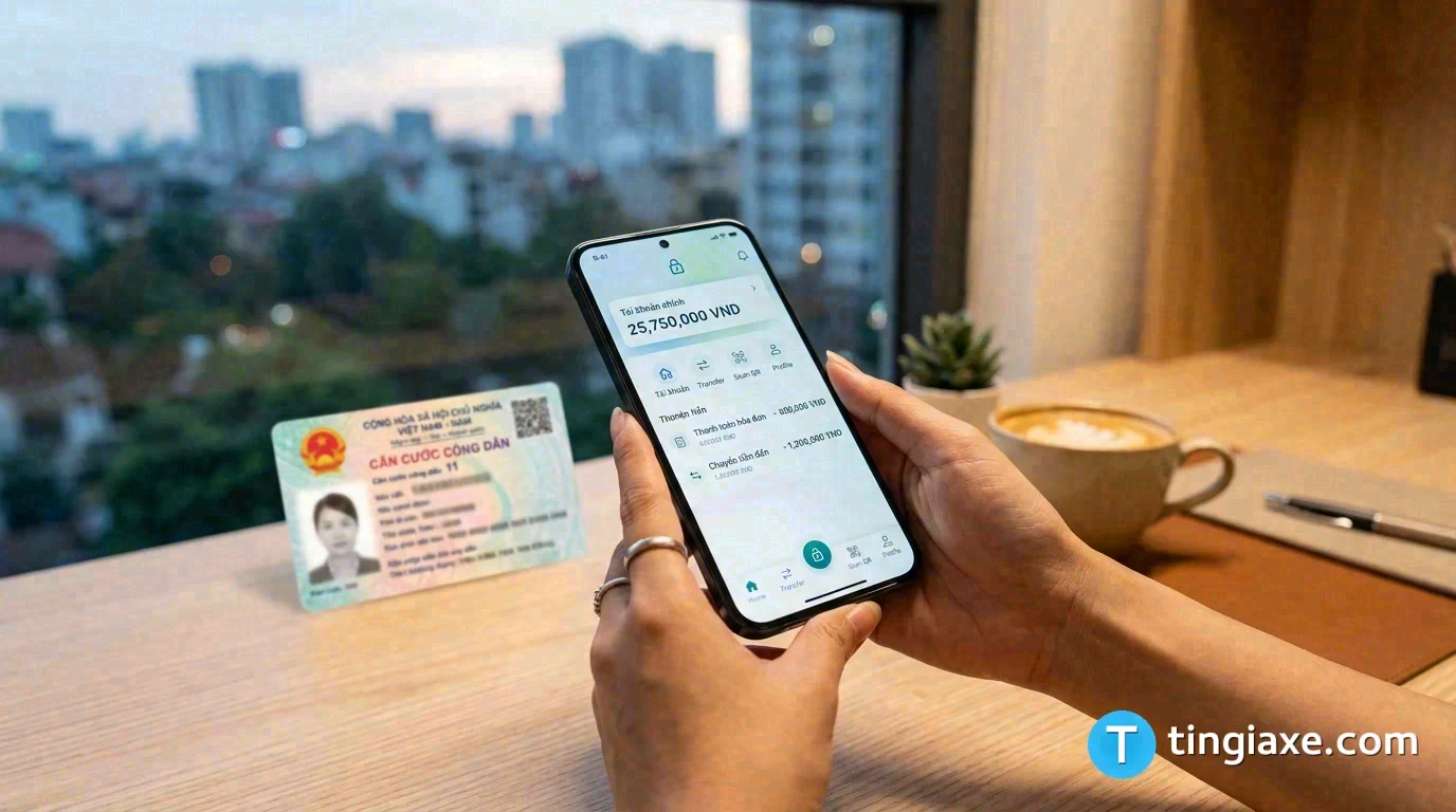 Người dân thực hiện các bước quét tài liệu và chụp ảnh chân dung làm thủ tục qua điện thoại.