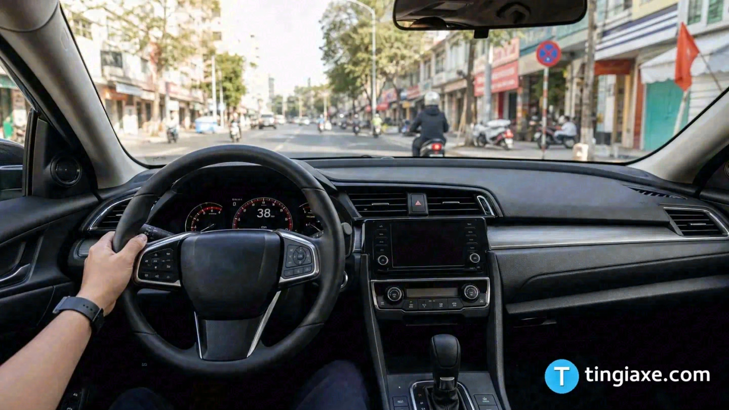 Không gian nội thất hiện đại và rộng rãi của Honda Civic